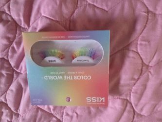This is a pair of KISS Color The World Pride False Eyelashes