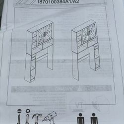 Bathroom Space Saver over the Toilet Storage (I(contact info removed)84A1)#15