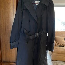 New Mens Trench Coat- Made For DPSC (USA) Size 46 R