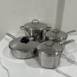 Farberware Stainless Steel Pots And Pans Cookware Set 