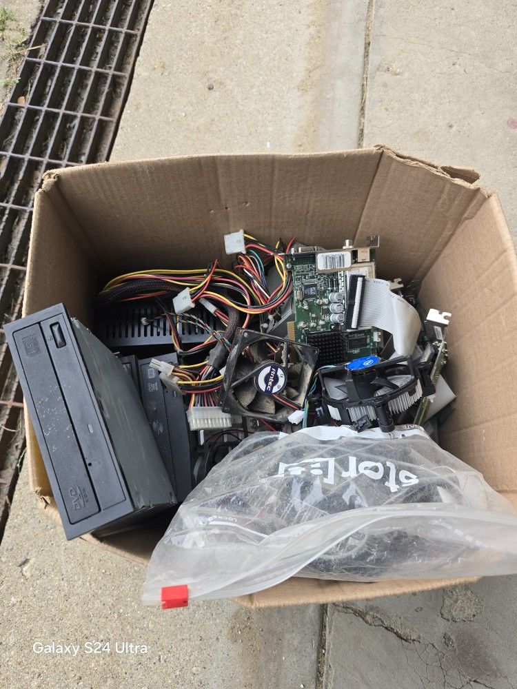 Box Of Computer Parts