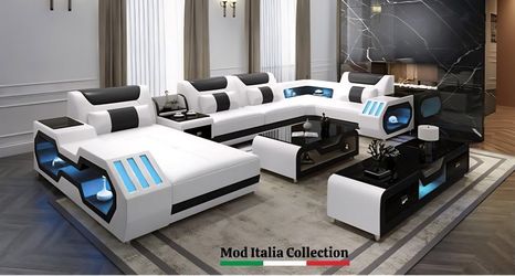 Sectional Modern $4500 LEATHER