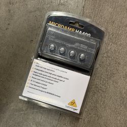 Behringer MICROAMP HA400 4-Channel Headphone Amp - New