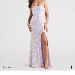 Lavender Prom Dress