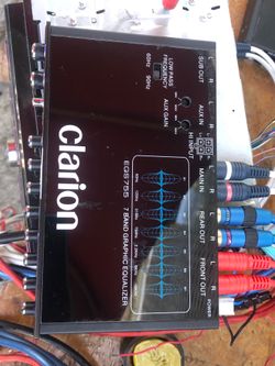 Clarion EQS755 7 BAND EQUALIZER