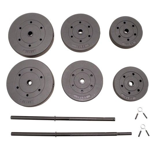 CAP Barbell - 100 lb Standard Vinyl Weight Set