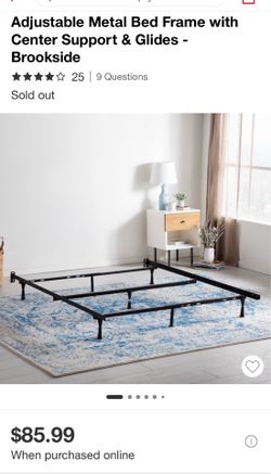10$-Queen metal bed frame