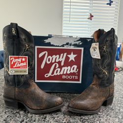 Tony Lama Western Cowboy Boots – Men’s 8.5 D – New in Box