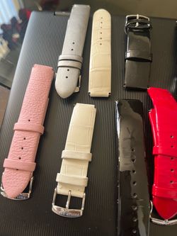 Philip Stein Watch Bands – Lot of 9 plus 2 Michele watch bands all new