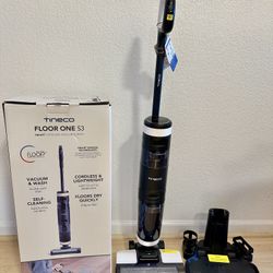 NIB NEW Tineco Floor ONE S3 Cordless Hardwood Floors Lightweight Wet Dry Vacuum Mop Cleaners Multi-Surface Cleaning