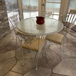 1950’s Vintage Woodard Metal Grapevine Patio Set
