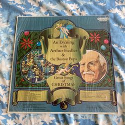 Great Songs Of Christmas An Evening With Arthur Fiedler And The Boston Pops LP