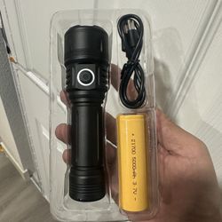 Multi functional tactical flashlight with strong light penetration