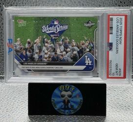 2025 Topps Now Los Angeles Dodgers #(contact info removed) World Series Champion PSA 10