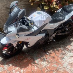 White Motorcycle 