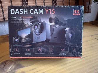 4K Dash Cam HD Video Recording Wide-Angle Loop Recording NEW SEALED