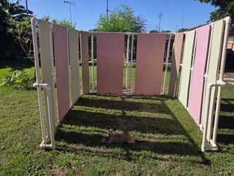 PVC Pipe Panel Display Stand Structure