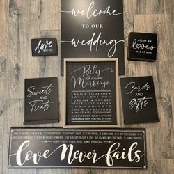 Wedding Signs