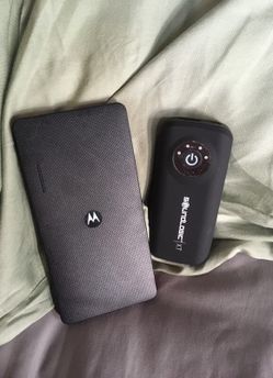 Two portable chargers