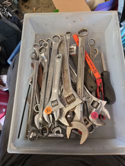 Small hand tools, Drills, Batteries, Saws, Cords, Etc for The Trades.