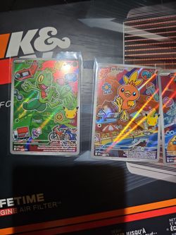 Pokémon Holo Cards Treecko Torchic MEP Set