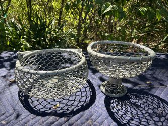 Vintage Mesh Fruit Baskets 