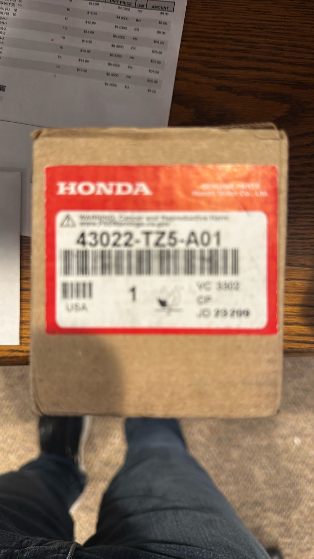 Free NEW 2020 ACURA MDX OR HONDA BRAKE PADS