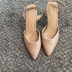 Cynthia Rowley Nude Pointed Toe Shoes 