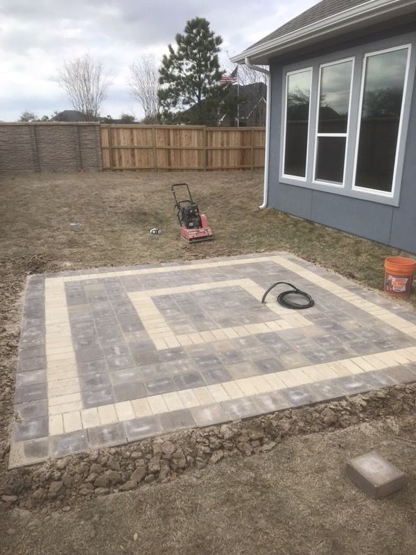 12x12 Paver patio all material and labor included
