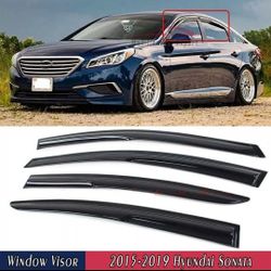 HYUNDAI SONATA 2015-2019 Window Visors Sun Rain Deflector Guard