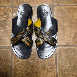 Cerruti sergio sandals bespoke since 1970.  Made in Italy size 43