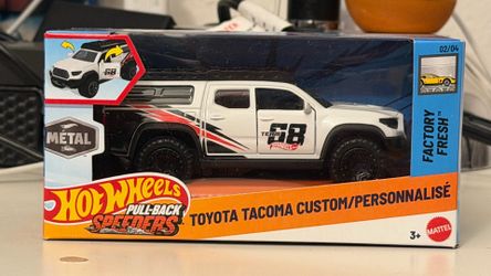 Hot Wheels Toyota Tacoma Custom Pullback Speeders 1:43 Scale 2025