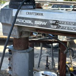 Craftsman Radial Saw