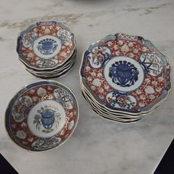 Imari Bowls and Plates