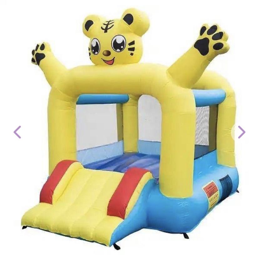 New Inflatable Bounce House with Slide(Blower Not included)