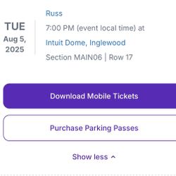 Russ Concert August 5 