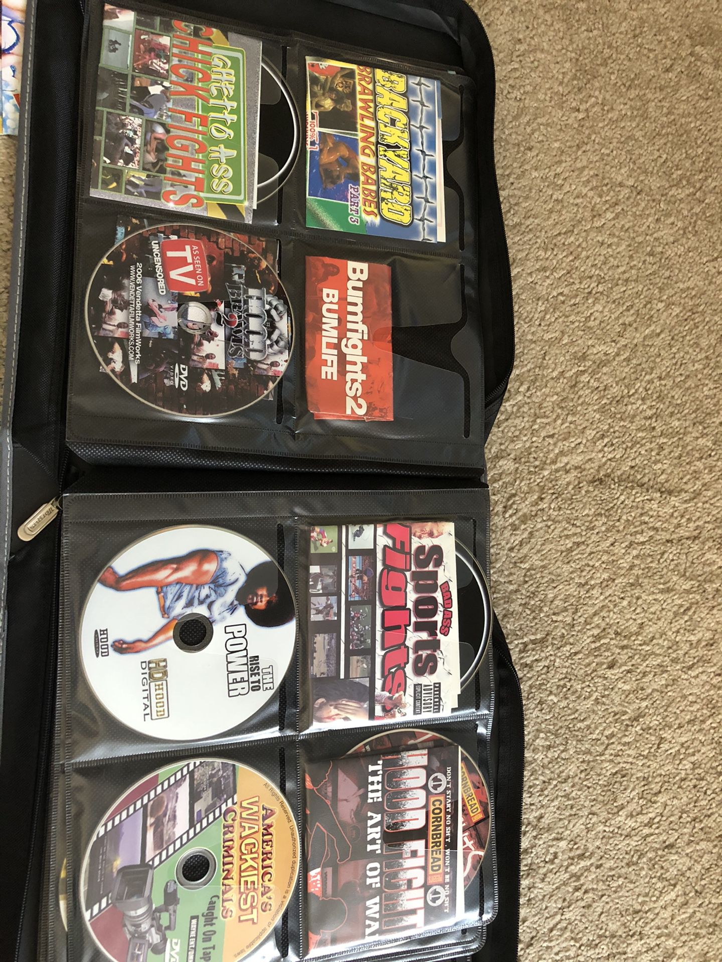 Binder of DVD’s for $10