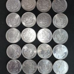 Assorted Morgan Silver Dollars 1882 to 1921