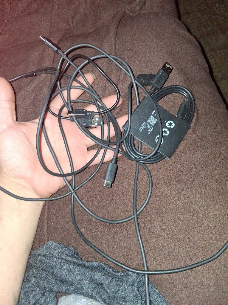 Cords For Saya Data Transfers And Regular Also USB I Have