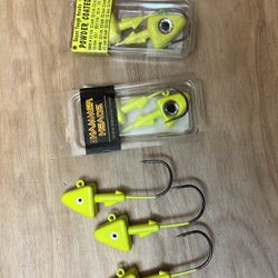 1-1/2 oz Saltwater Swimbait Leadheads, Lead Masters, Big Hammer, Etc 