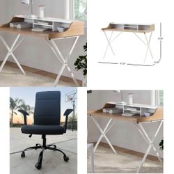 Computer desk With Black Chair $40