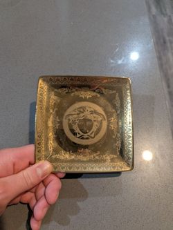 Authentic Versace jewelry dish