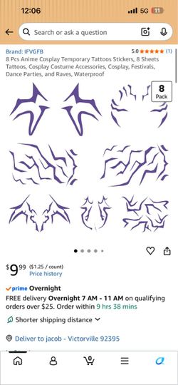 K pop tattoos cos play
