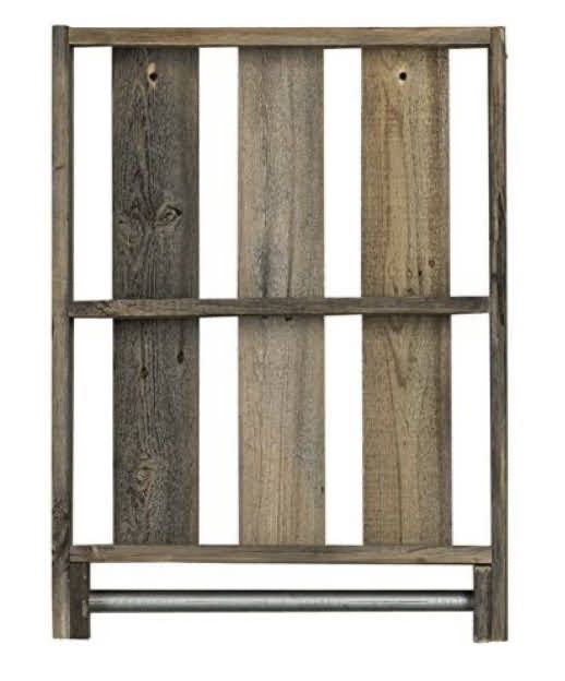 Bath Shelf with Towel Rod - NEW!