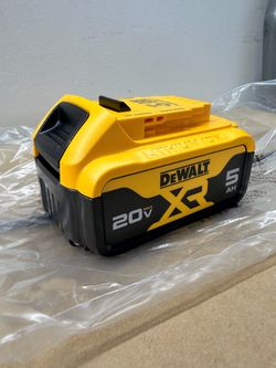 New DeWalt 20V Max XR 5Ah Lithium-Ion Battery