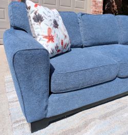 Blue Living Spaces Sectional Couch, DELIVERY AVAILABLE!!