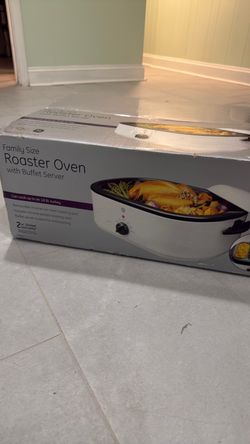 GE Family Size Roaster Oven with Buffet Server