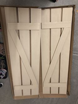 Outdoor shutters