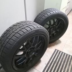ASA 17x8 Rims With Tires