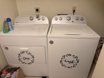 Washer and dryer